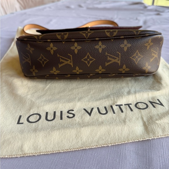 Louis Vuitton Mabillon Shoulder Bag Authentic Monogram Canvas Brown - Picture 12 of 15